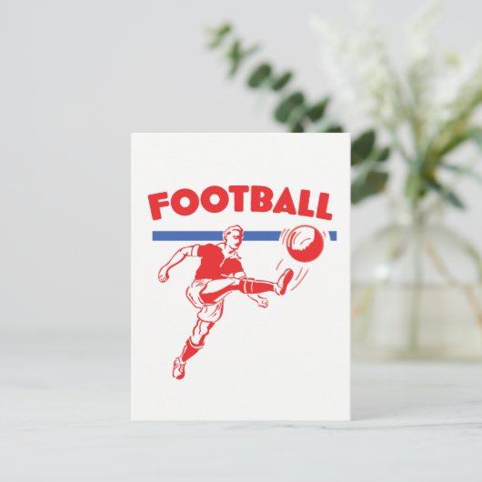 1950年代レトロ サッカー選手 シーズンポストカード (スタンド正面)