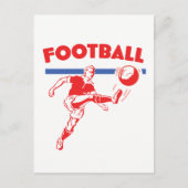 1950年代レトロ サッカー選手 シーズンポストカード (正面)