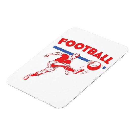 1950年代レトロ サッカー選手 マグネット (左側)