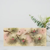 1950年代レトロ·パイン·クリスマス·カード シーズンカード (スタンド正面)