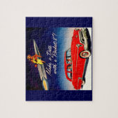 1950年代ロケット8でデート ジグソーパズル (縦)