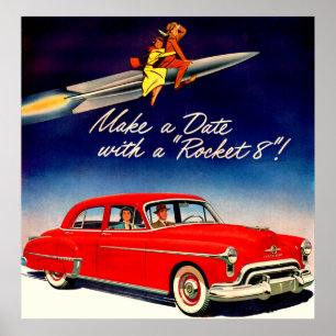1950年代ロケット88でデート ポスター