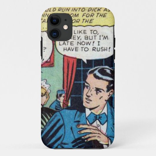 1950年代ロマンクラシックティック漫画 Case-Mate iPhoneケース (裏面)