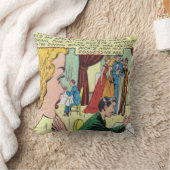 1950年代ロマンチック漫画 |最高のヴィンテージ漫画 クッション (ブランケット)