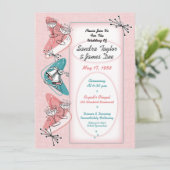 1950年代ヴィンテージウェディング招待状 招待状 (スタンド正面)