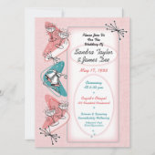 1950年代ヴィンテージウェディング招待状 招待状 (正面)