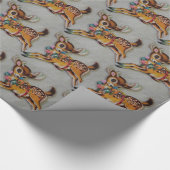 1950年代ヴィンテージクリスマストインデナー ラッピングペーパー (角)