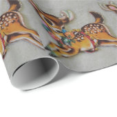 1950年代ヴィンテージクリスマストインデナー ラッピングペーパー (ロールコーナー)