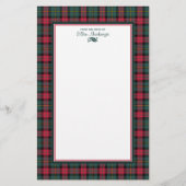 1950年代ヴィンテージクリスマスプレッパーソナライズされたド 便箋 (正面)