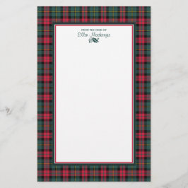 1950年代ヴィンテージクリスマスプレッパーソナライズされたド 便箋