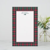 1950年代ヴィンテージクリスマスプレッパーソナライズされたド 便箋 (スタンド正面)