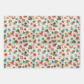 1950年代ヴィンテージクリスマスラッピング紙シート ラッピングペーパーシート (正面2)