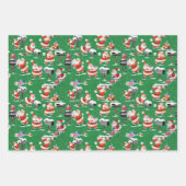 1950年代ヴィンテージクリスマスラッピング紙シート ラッピングペーパーシート (正面)