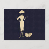 1950年代ヴィンテージスタイルの新しいルック ポストカード (正面)