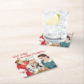 1950年代ヴィンテージセーラー&主婦 スクエアペーパーコースター (インサイチュ)