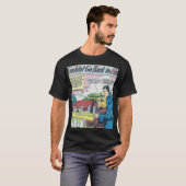 1950年代ヴィンテージロマンチック漫画 Tシャツ (正面フル)