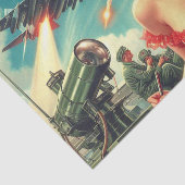 1950年代ヴィンテージ女性イラストレーション 薄葉紙 (詳細)