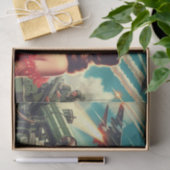 1950年代ヴィンテージ女性イラストレーション 薄葉紙 (ギフト)