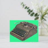 1950年代初頭のスミス・コロナ・タイプライター ポストカード (スタンド正面)