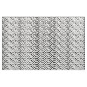 1950年代半ばの白い台本シルエットヴィンテージ ファブリック (ヤード)