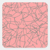 1950年代半ばモダン抽象芸術 スクエアシール (正面)