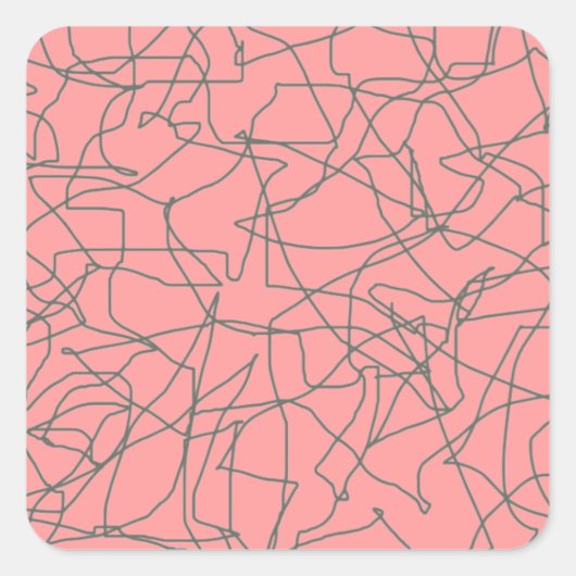 1950年代半ばモダン抽象芸術 スクエアシール (正面)