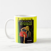 1950年代半ば殺人パルプのカバー コーヒーマグカップ (左)