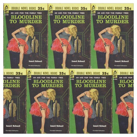 1950年代半ば殺人パルプのカバー ファブリック (見本)