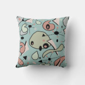 1950年代半モダンば原子核と腎臓の形 クッション (裏面)