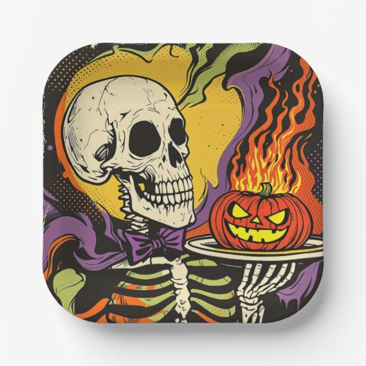 1950年代頃のレプリカ「スカレスのサービス」 ペーパープレート (正面)