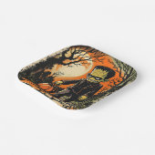 1950年代頃の「トリックまたはトリートフランキー」レプリカ ペーパープレート (傾斜あり)