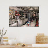 1950年代 – ソーダ泉 ポスター (キッチン)