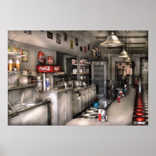 1950年代 – ソーダ泉 ポスター (正面)