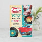 1950年代 テーマパーティーの招待状 2 招待状 (スタンド正面)