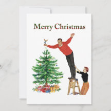 1950年代 レトロなカップルのメリークリスマス