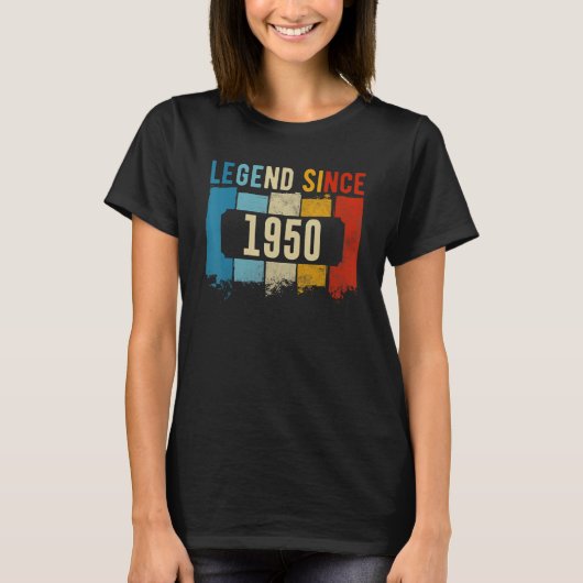 1950年以来の伝説の誕生日 Tシャツ (正面)