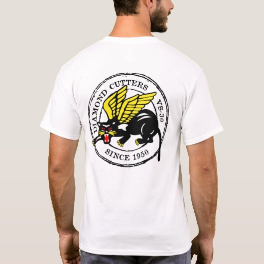 1950年以降のVS-30ダイヤモンドカッター Tシャツ (裏面)