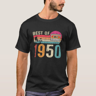 1950年最高の72次誕生日の生まれヴィンテージカセット Tシャツ