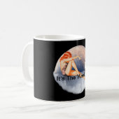 1950年末のピンアップ・ガール コーヒーマグカップ (正面左)