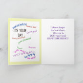 1950年生まれました カード (内部)