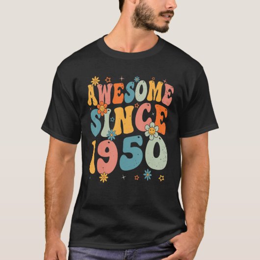 1950年素晴らし以来73番目の誕生日 Tシャツ (正面)