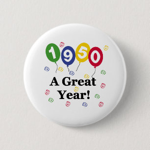 1950年素晴らし誕生日 缶バッジ