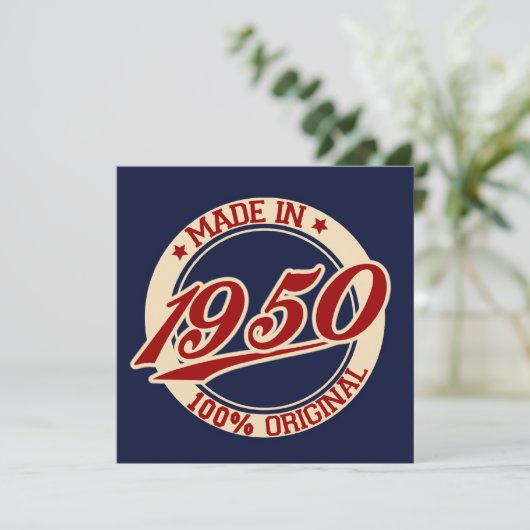 1950年製 カード (スタンド正面)