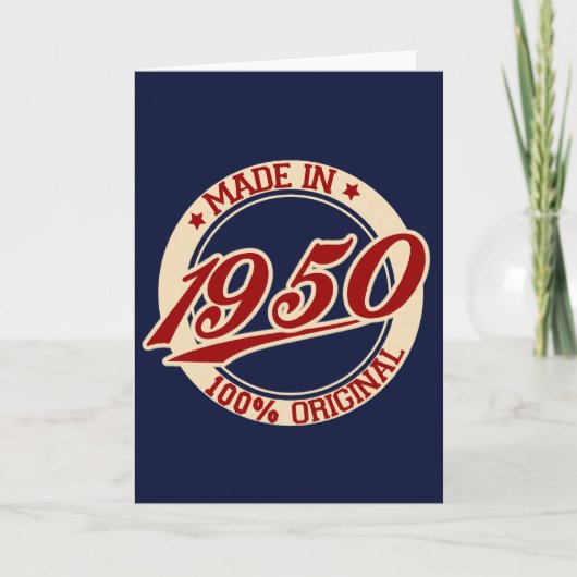 1950年製 カード (正面)