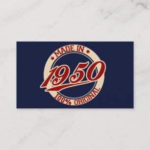 1950年製 名刺