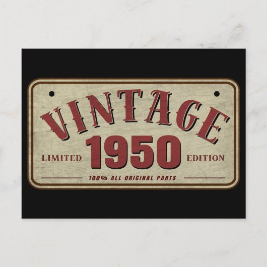 1950年限定復刻版 オリジナルパーツ全て揃っています ポストカード (正面)