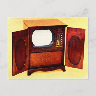 1950年頃のテレビセットその1 ポストカード