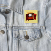 1950年頃のテレビセットno.1 缶バッジ (インサイチュ)