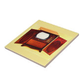 1950年頃のテレビ局1号 タイル (側面)