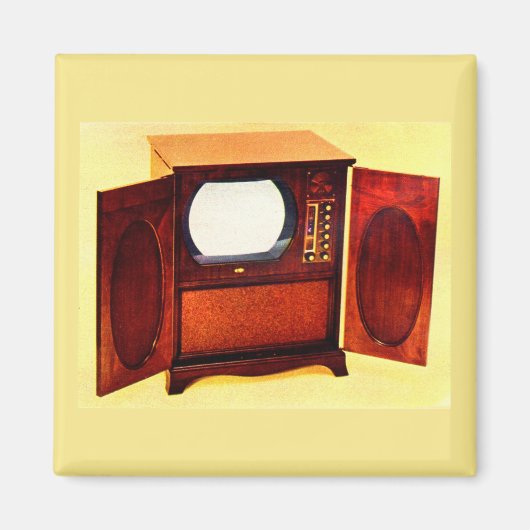 1950年頃のテレビ局1号 マグネット (正面)